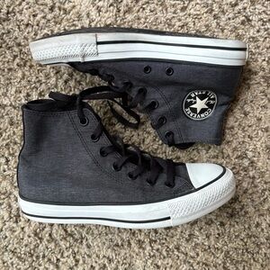 LIMITED EDITION Converse Women's Charcoal High-Top Sneakers